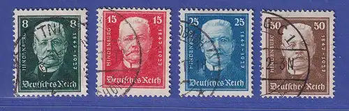 Deutsches Reich 1927 Internationales Arbeitsamt Mi.-Nr. 407-409  gestempelt