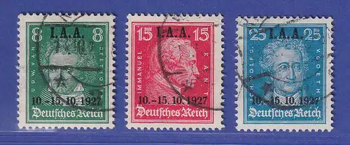 Deutsches Reich 1927 Internationales Arbeitsamt Mi.-Nr. 407-409 postfrisch **
