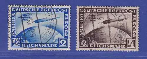 Dt. Reich 1930 Flugpostmarken Zeppelin 1. Südamerikafahrt Mi.-Nr. 438-439 X  O