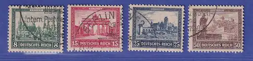 Deutsches Reich 1930 Marken aus IPOSTA-Block Mi.-Nr. 446-449 mit IPOSTA-So.-O