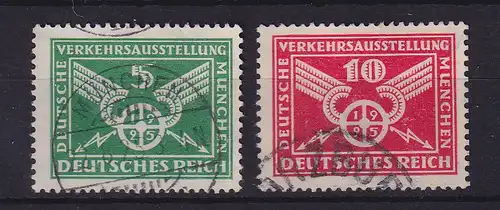 Deutsches Reich 1925 Verkehrsausstellung  Mi.-Nr. 370-371 Y gestempelt