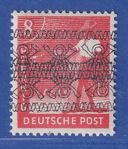 Bizone 8 Pf Bandaufdruck Doppelaufdruck Mi.-Nr. 38 I DK ** gepr. SCHLEGEL BPP