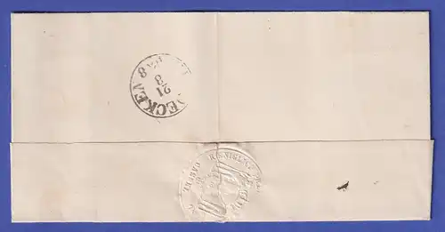 Hessen Brief mit schwarzem Einkreisstempel CASSEL ohne Jahr