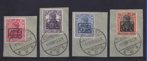 Dt. Besetzung 1.Weltkrieg Rumänien 9. Armee Mi.-Nr. 1-4 kpl. O BUKAREST