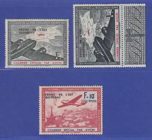 Dt. Besetzung 2.WK Frankreich Legion gegen Bolschewismus Mi.-Nr. IV a,b und V **