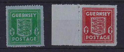 Dt. Besetzung 2.Weltkrieg Kanalinsel Guernsey  Mi.-Nr. 4-5 postfrisch **
