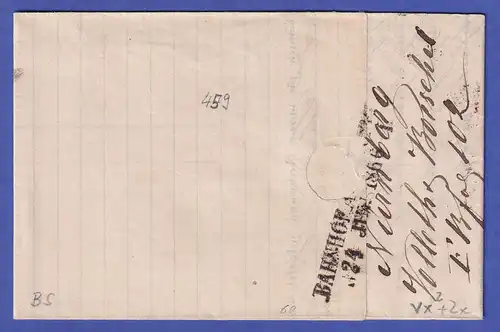 Bayern 1866 1Kr. Mi.-Nr. 8I  auf Orts-Brief Augsburg gepr. PFENNINGER