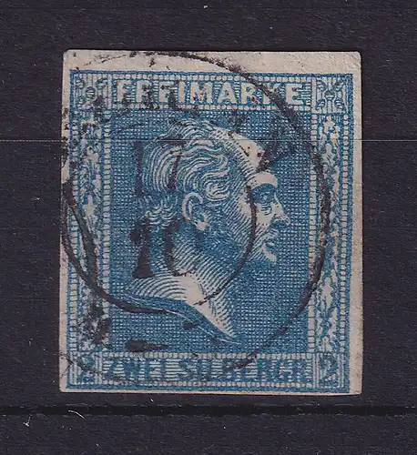 Preußen Friedrich Wilhelm IV. 2 Sgr  Mi.-Nr. 11 b  O gepr. PFENNINGER