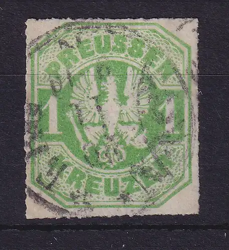 Preußen Adler im Achteck 1 Kr  Mi.-Nr. 22  gestempelt 