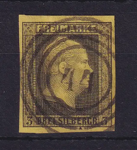 Preußen Friedrich Wilhelm IV. 3 Sgr  Mi.-Nr. 4 a mit Vierkreis-O 44 Arneburg