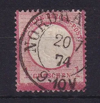 Deutsches Reich gr. Brustschild 1 Groschen  Mi.-Nr. 19  O NORDHAUSEN