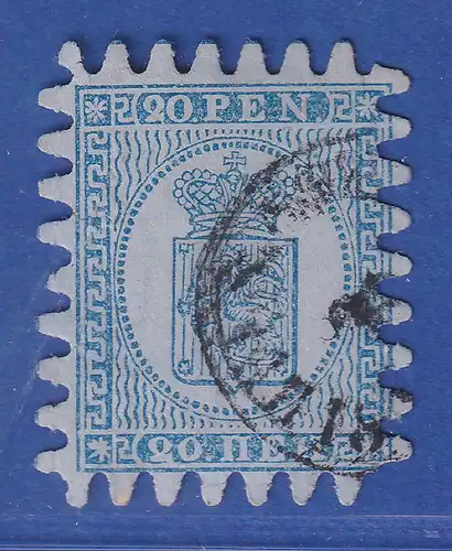 Finnland 1870 Wappen 20P Mi.-Nr. 8Cx  gestempelt