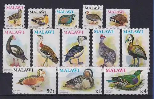 Malawi 1975 Freimarken Vögel Mi.-Nr. 229-41 postfrisch **