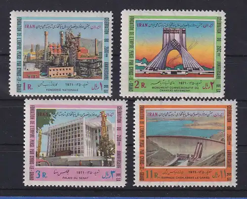 Iran 1971 :  2500 Jahre Gründung von Persien Kyros der Grosse, Mi-Nr 1521-24 ** 