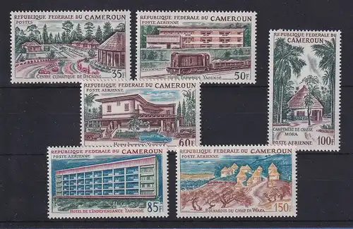 Kamerun 1966 Hotels Mi.-Nr. 469-74 Satz kpl. postfrisch ** / MNH