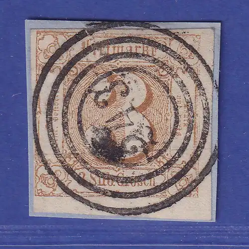 Thurn und Taxis Mi.-Nr. 31 Eckrand Nr.-O 243 Stadtremda Briefstk. gpr SOMMER BPP