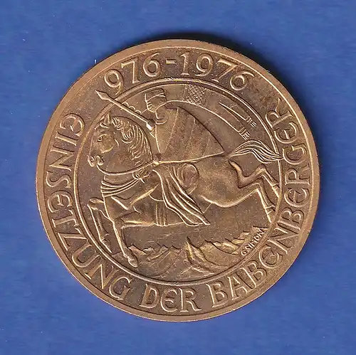 Goldmünze Österreich 1000Schilling Einsetzung der Babenberger 1976, 13,5g Au900 