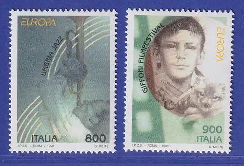 Italien 1998 Europa: Nationale Feste und Feiertage Mi.-Nr. 2554-55 **