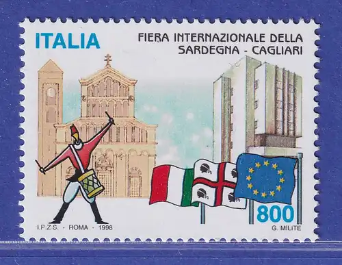 Italien 1998 Internationale Messe von Sardinien Cagliari Mi.-Nr. 2564 **