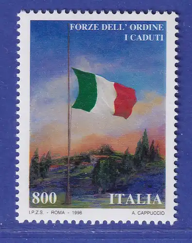 Italien 1998 Ordnungskräfte und Kriegsgefangene, Staatsflagge Mi.-Nr. 2572 **