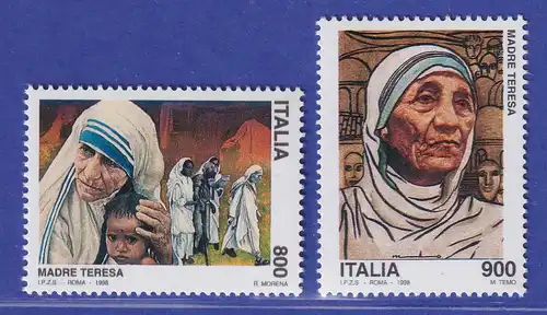 Italien 1998 Mutter Teresa  Mi.-Nr. 2587-88 **