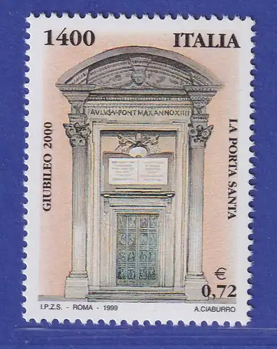 Italien 1999 Heilige Pforte, Vatikan Mi.-Nr. 2622 **