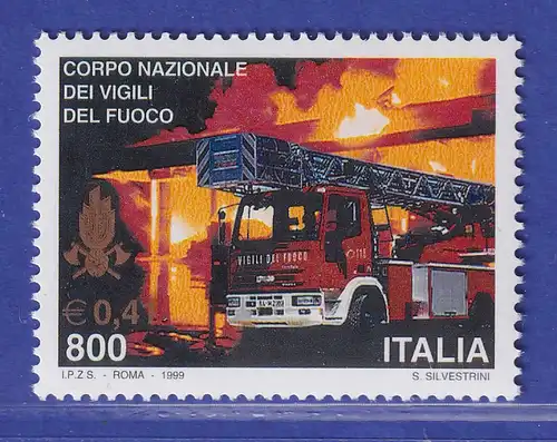 Italien 1999 Feuerwehr Löschfahrzeug Mi.-Nr. 2632 **