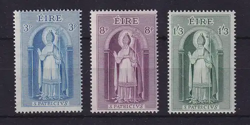 Irland 1961 Saint Patrick Mi.-Nr. 150-152 postfrisch **