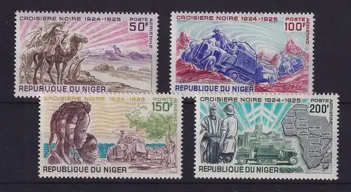 Niger 1969 Trans-Safari-Expedition Mi.-Nr. 229-232 postfrisch **
