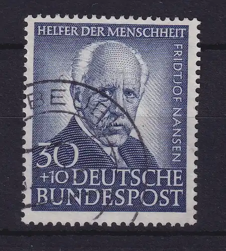 Bundesrepublik 1953 Fridtjof Nansen Mi.-Nr. 176 gestempelt