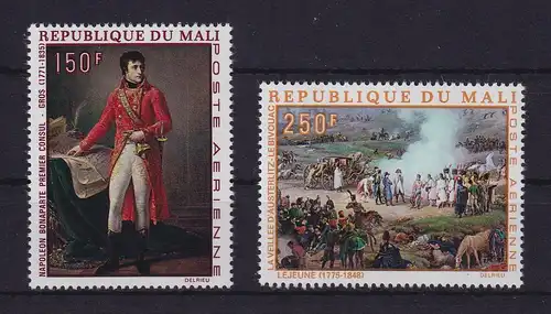 Mali 1969 Gemälde Napoleon Bonaparte Mi.-Nr. 180-181 postfrisch **