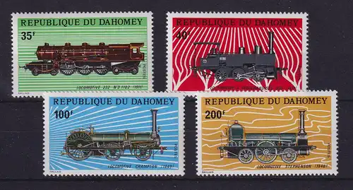 Dahomey 1974 Dampflokomotiven Mi.-Nr. 590-593 postfrisch **