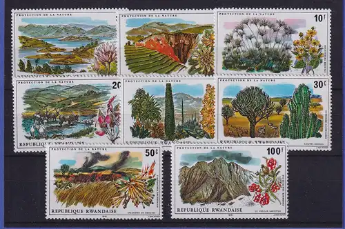 Ruanda 1975 Landesmotive Mi.-Nr. 744-751 postfrisch **