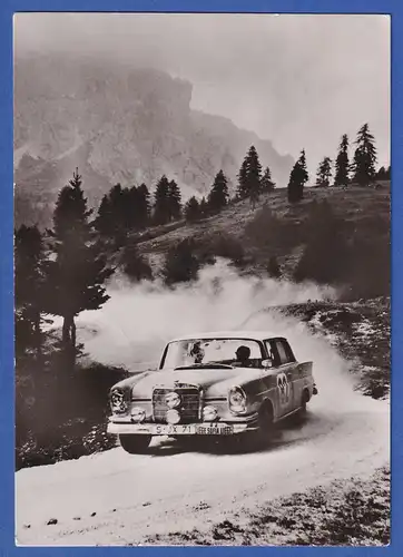 AK 1964 Mercedes bei der Rallye Lüttich-Sofia-Lüttich O DÖRNIGHEIM