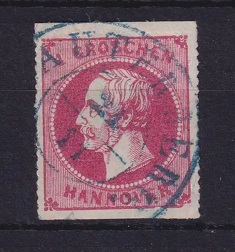 Hannover 1864 Georg V. 1 Groschen  Mi.-Nr. 23 y  O LAUTERBERG