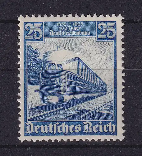 Deutsches Reich 1935 Eisenbahn Mi.-Nr. 582 postfrisch **