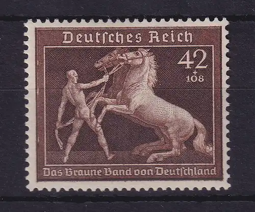 Deutsches Reich 1939 Galopprennen Braunes Band Mi.-Nr. 699 postfrisch **