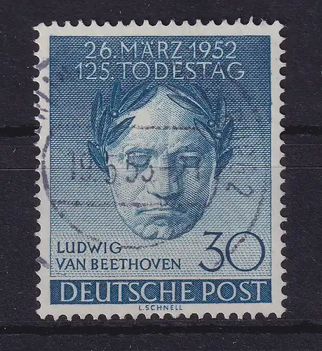 Berlin 1952 Ludwig van Beethoven  Mi.-Nr. 87 gestempelt