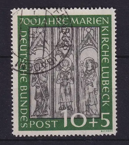 Bundesrepublik 1951 Marienkirche Lübeck  Mi.-Nr. 139  gestempelt