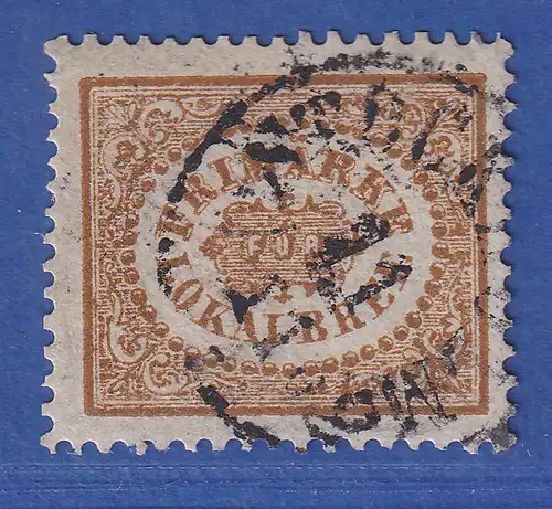 Schweden 1862 Freimarke für Lokalbriefe Mi-Nr. 13  gestempelt   ANSEHEN ! 