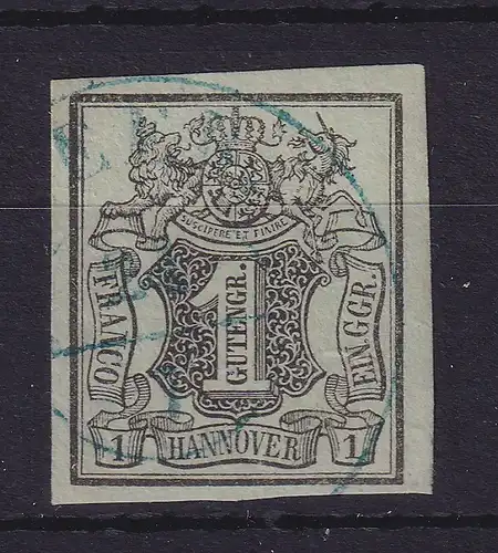 Hannover 1855 Wertziffer 1 Gutegroschen  Mi.-Nr. 2 b  O