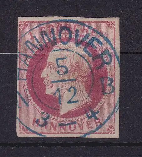 Hannover 1859 König Georg V. 1 Groschen  Mi.-Nr. 14 c  O HANNOVER