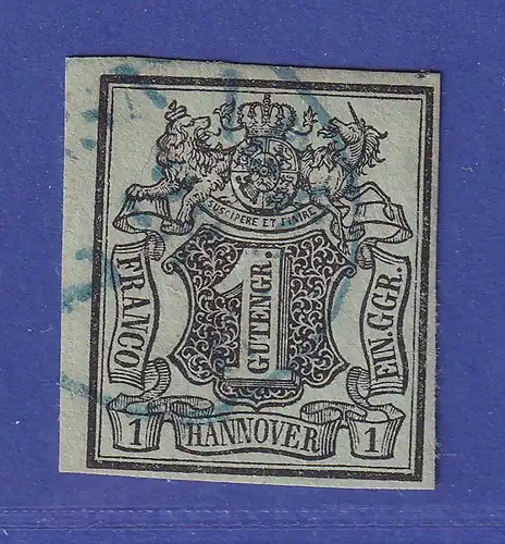 Hannover 1855 Wertziffer 1 Gutegroschen Mi.-Nr. 2 b  O  gepr. PFENNINGER