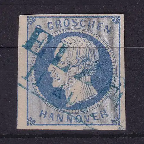 Hannover 1859 König Georg V. 2 Groschen Mi.-Nr. 15 a  O ELZE