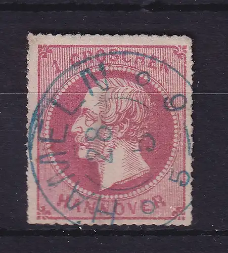 Hannover 1864 König Georg V. 1 Groschen Mi.-Nr. 23 y  O HAMELN