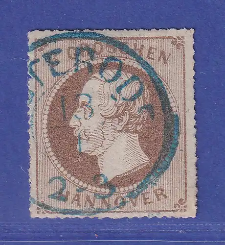 Hannover 1864 König Georg V. 3 Groschen Mi.-Nr. 25 y  O OSTERODE