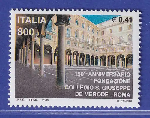 Italien 2000 San-Giuseppe-Schule Rom Mi.-Nr. 2690 **