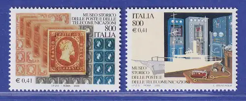 Italien 2000 Historisches Museum für Post u.Telekommunikation Mi.-Nr. 2700-01 **