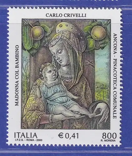 Italien 2000 Maria mit Kind, Gemälde von Carlo Crivelli Mi.-Nr. 2713 **