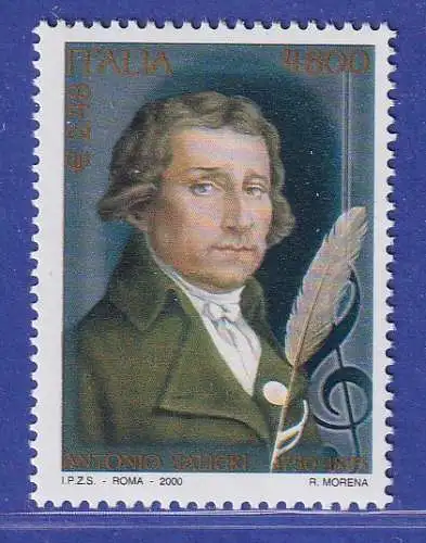 Italien 2000 Antonio Salieri Komponist Mi.-Nr. 2723 **